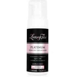 NEW Loving Tan Platinum Ultimate Self Tanning Mousse, Maximum, 3.3fl oz (100mL)